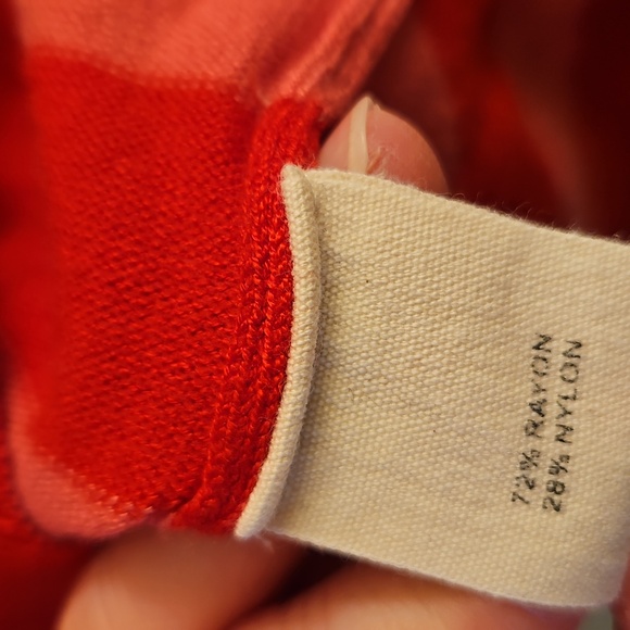 Marled| "LOVE" Striped Sweater| Sz L| EUC! | Rugby, Valentines, Preppy, Boxy - Picture 5 of 10